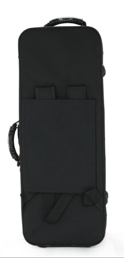 Royal Winds by Borgani RTS55 tenor saxophone – rear view of protective case with integrated backpack straps