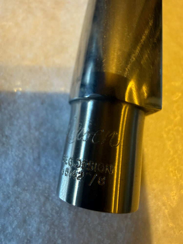Close-up of tip and facing of Berg Larsen alto sax mouthpiece