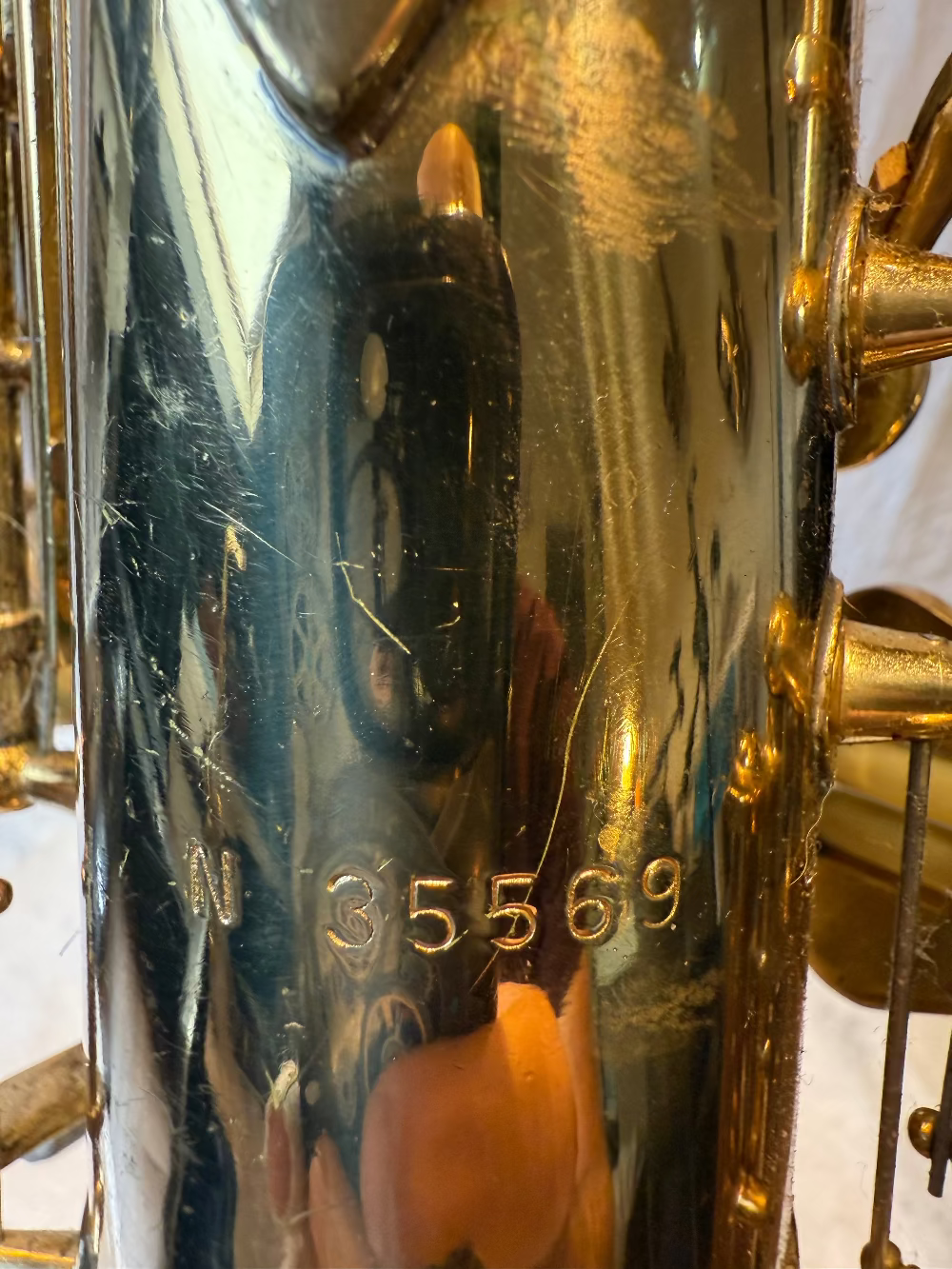 Conn Shooting Star alt saxofoon N35569 – serienummer