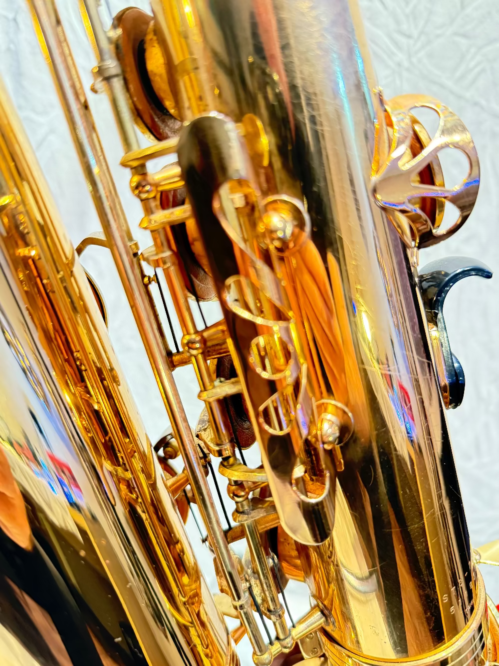 Detail Jupiter STS-787 saxofoon mechaniek en kleppen