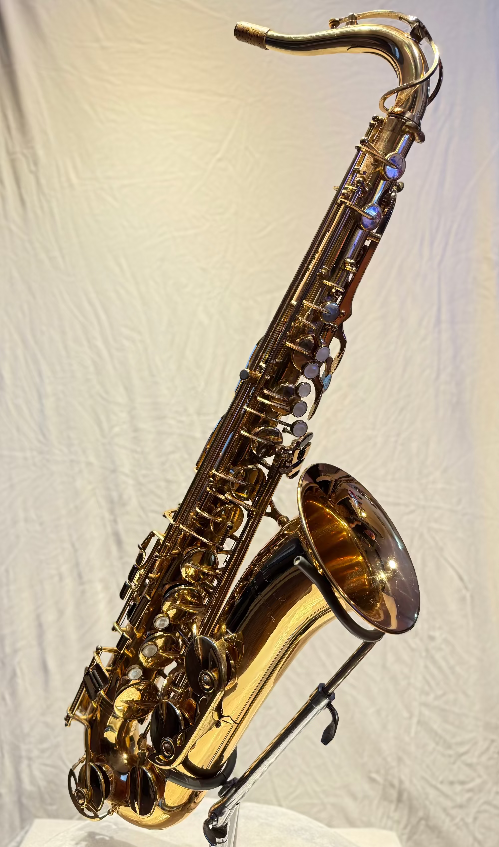 Jupiter STS-787 tenor saxofoon volledig overzicht, vooraanzicht