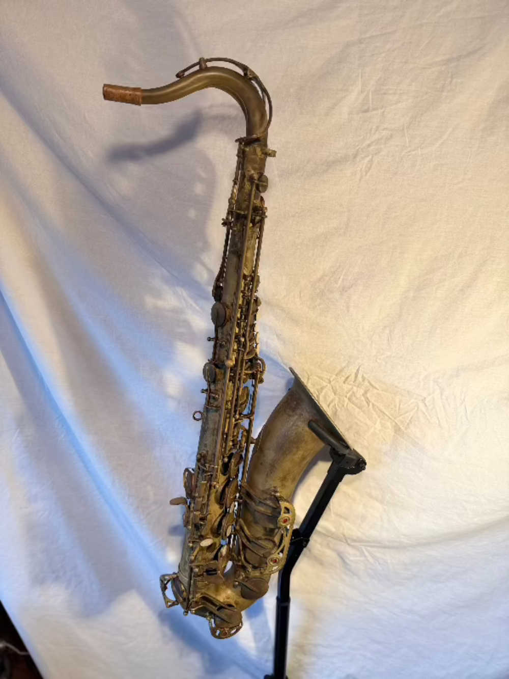 Vintage tenor saxofoon ontlakt Selmer stijl gereviseerd