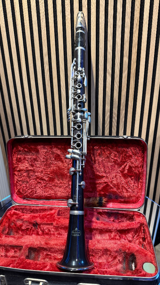 Full view of Noblet Paris wooden Bb clarinet