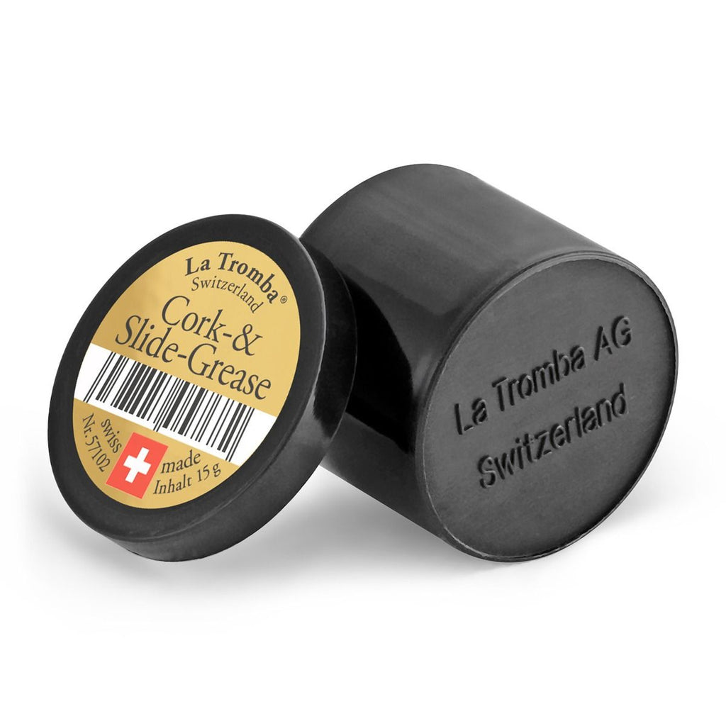 La Tromba schuif- en kurkvet rood 15 gram met deksel en inhoud