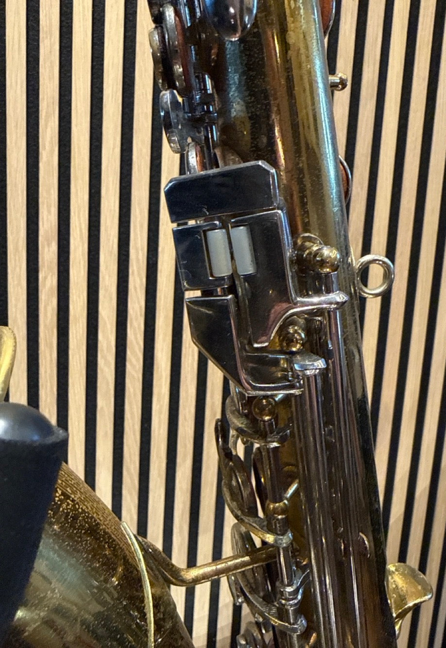 Martin Imperial alto saxophone palm keys and nickel-plated keywork