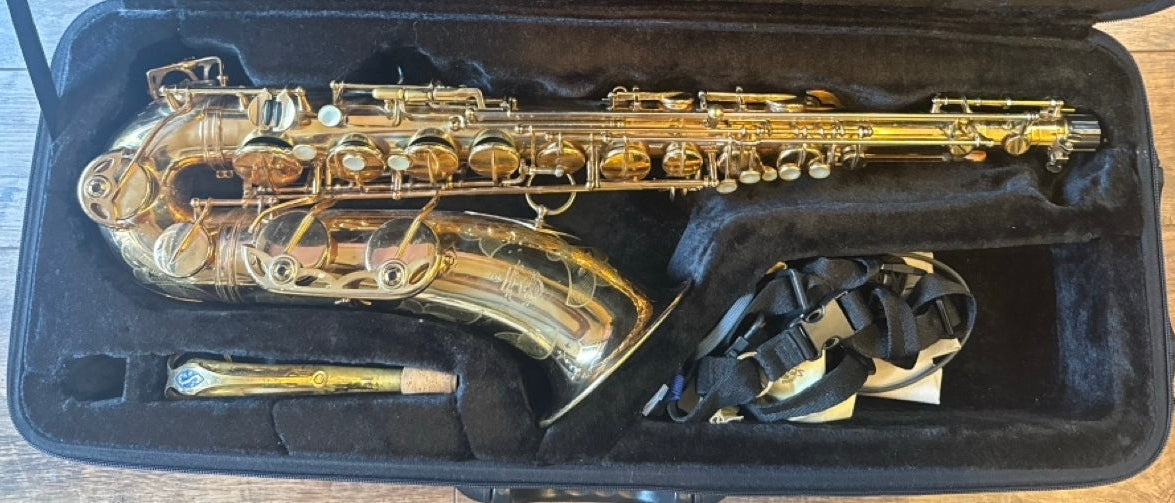 1968 Selmer Mark VI tenor saxophone with original neck, Selmer case and included shoulder harness