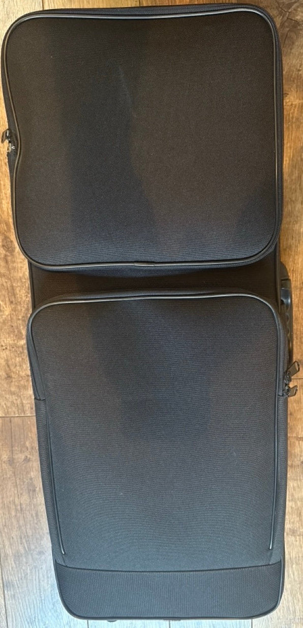 Black Selmer-style form case included with the 1968 Selmer Mark VI tenor saxophone