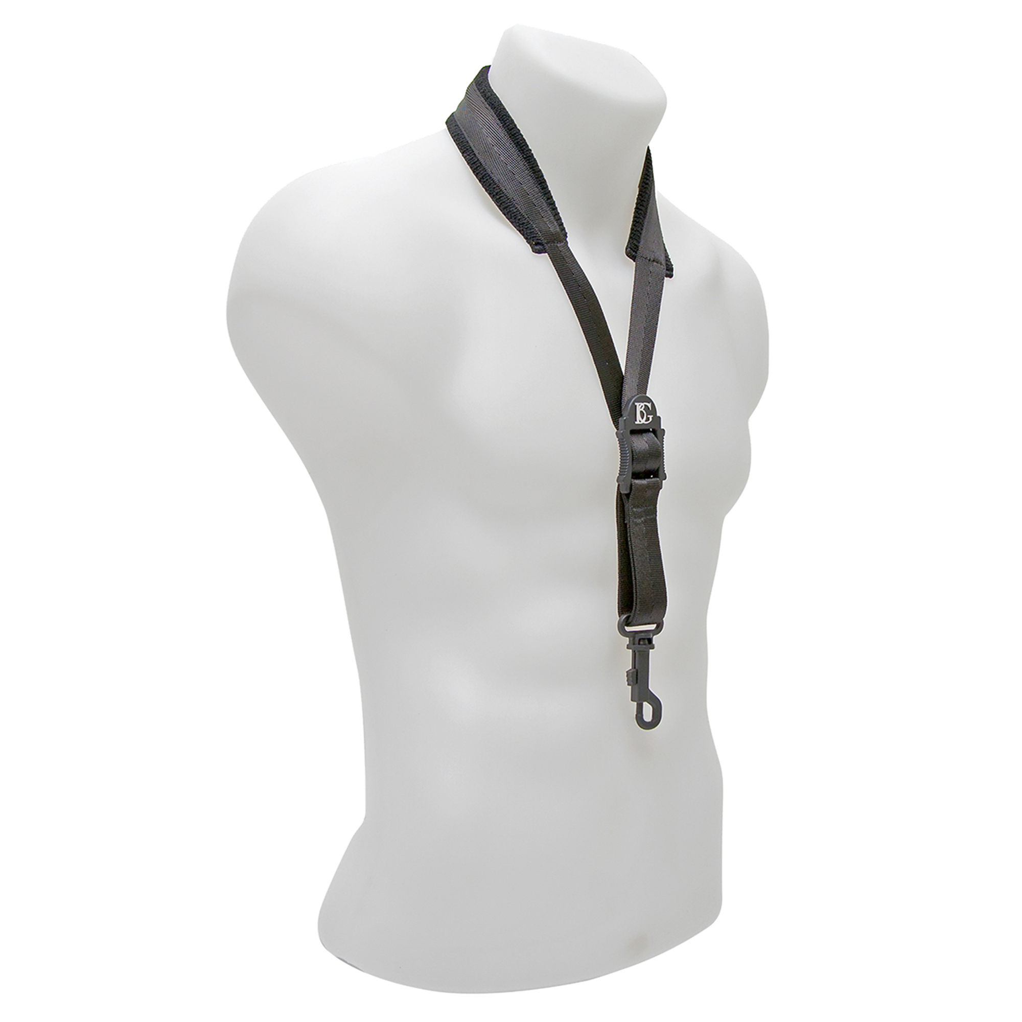 BG S10-SH comfort draagkoord voor alt- en tenorsaxofoon zwart