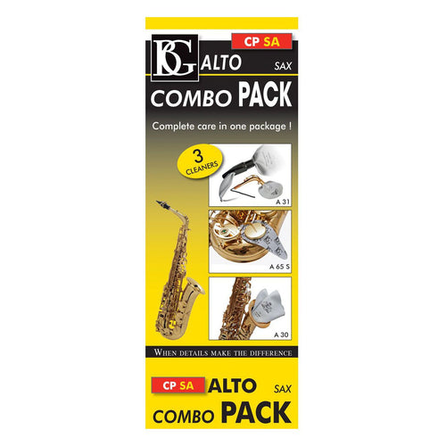 BG CPSA alto saxophone cleaning kit retail packaging
