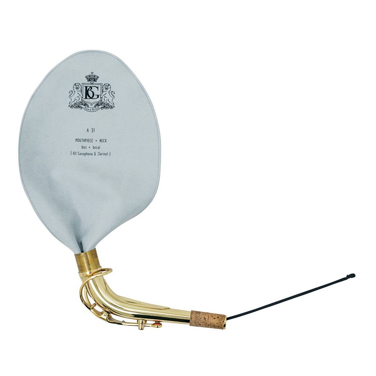 BG A31 microfiber swab for alto saxophone maintenance
