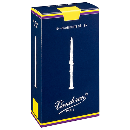 Vandoren Traditional Bb clarinet reeds box of 10 reeds