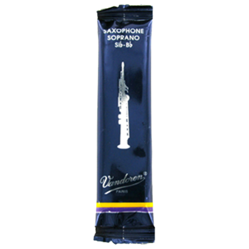 Vandoren Traditional Soprano Saxophone Reed in Individual Flow Pack