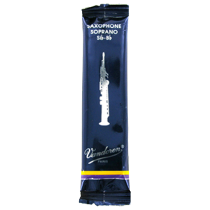 Vandoren Traditional Soprano Saxophone Reed in Individual Flow Pack