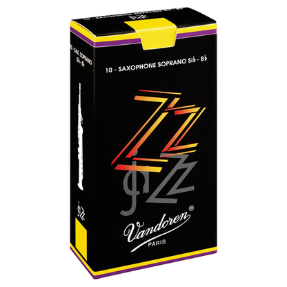 Vandoren ZZ Soprano Saxophone Reeds Box Front View