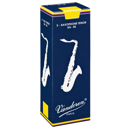 Vandoren Traditional tenor saxophone reeds box of 10 reeds