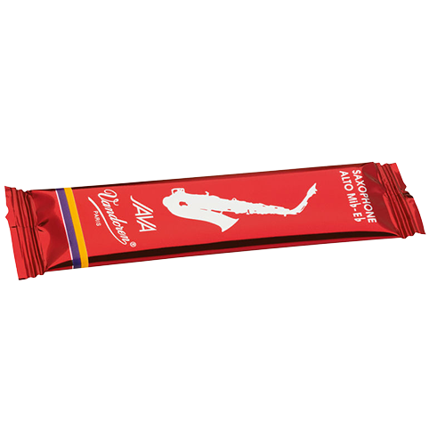 Vandoren Java Red alto saxophone reed strength comparison chart