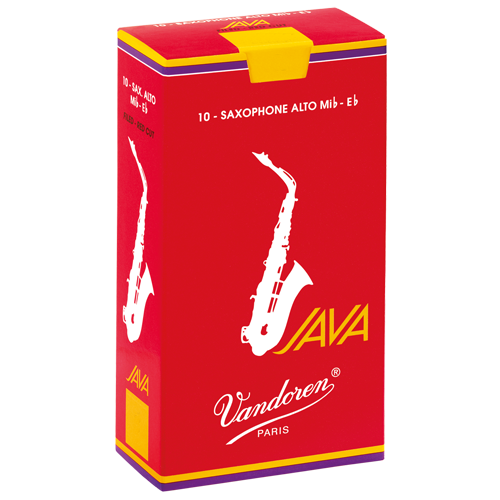 Vandoren Java Red alto saxophone reeds box of 10 reeds