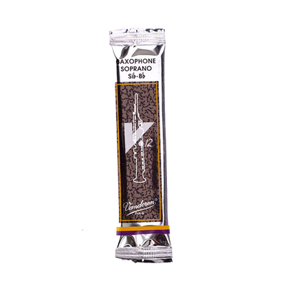 Single Vandoren V12 soprano saxophone reed