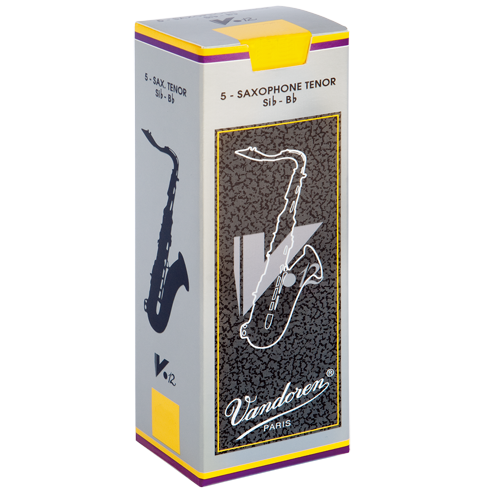 Vandoren V12 Tenor Saxophone Reeds Box Front View