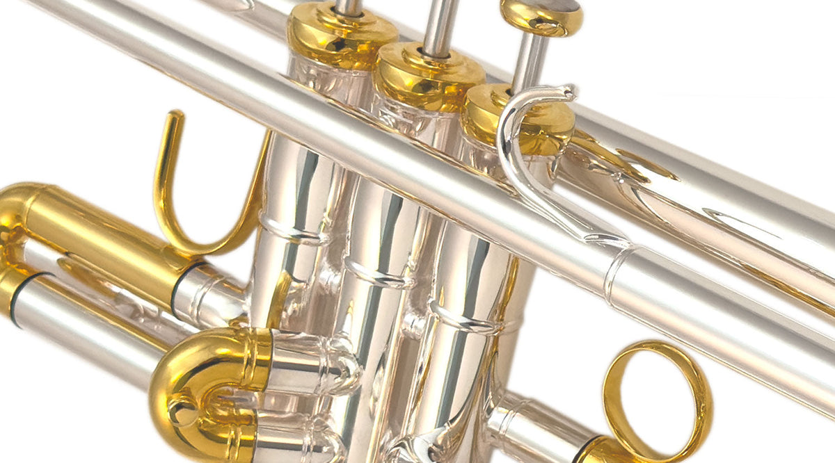 Cannonball 826-L b♭ trumpet – Gold Lacquer / Gold-Plated Accents