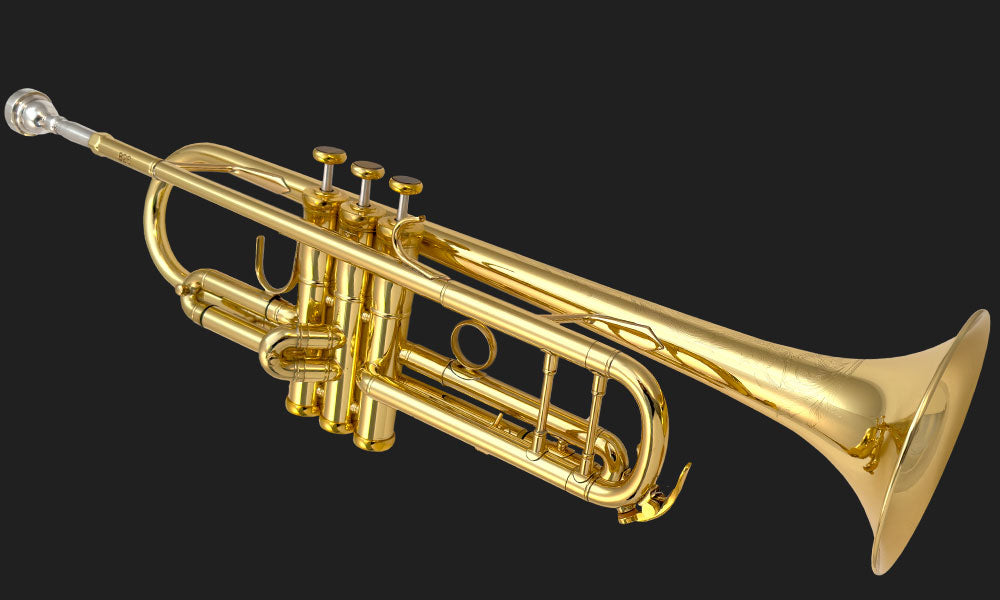 Cannonball 826-L b♭ trumpet – Gold Lacquer / Gold-Plated Accents