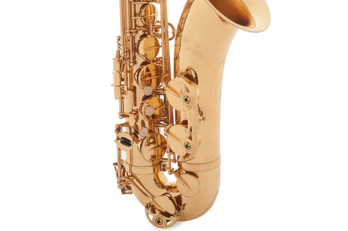 Royal Winds by Borgani RTS55 tenor saxophone – body detail and bell