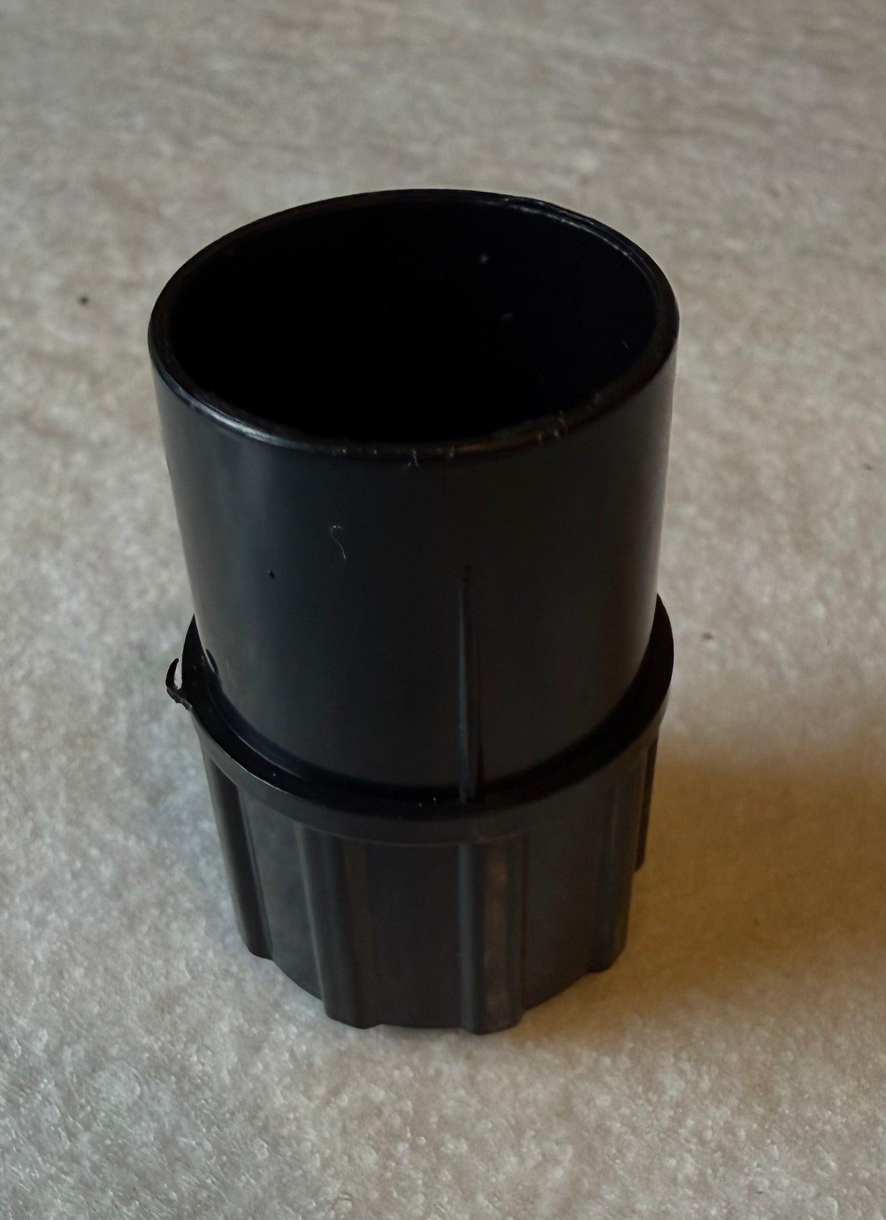 Saxophone end cap for neck connection