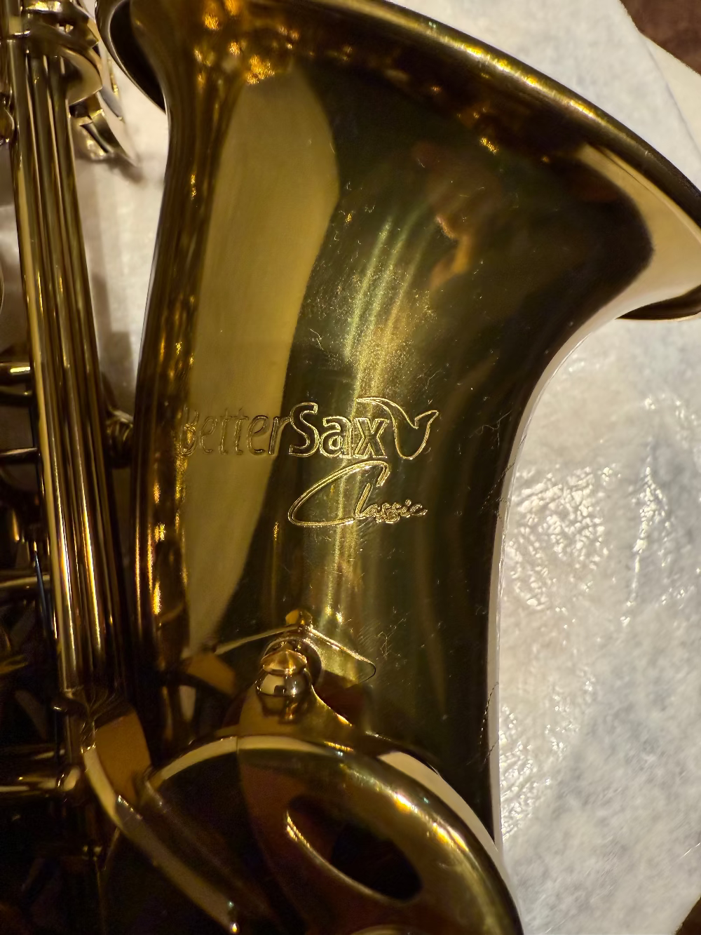 Bettersax alt saxofoon gravure