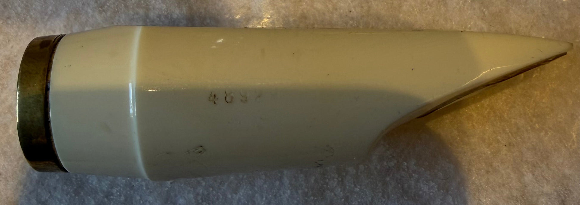 Brilhart vintage alto saxophone mouthpiece side angle