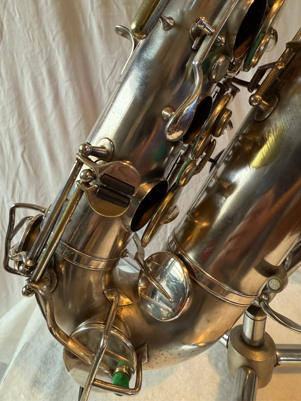 Buescher True Tone verzilverd onderkant