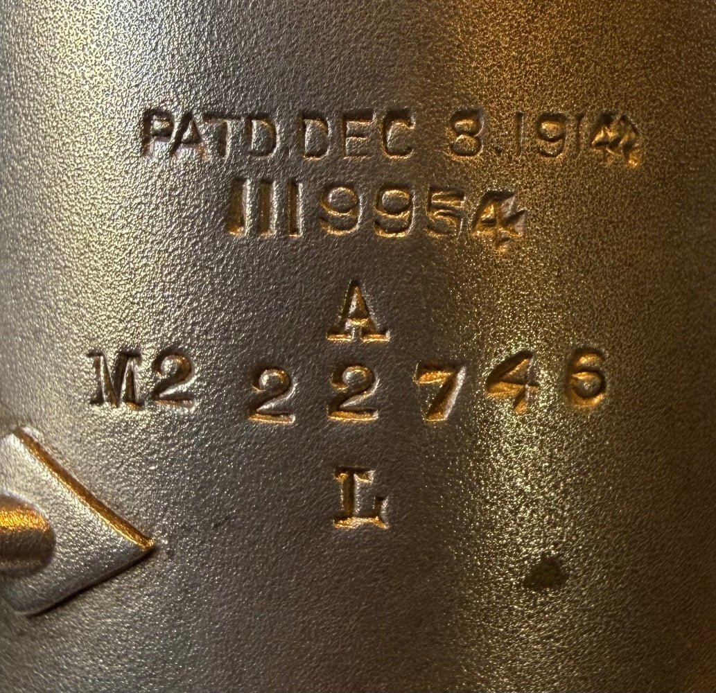 Conn New Wonder II serial number M22745 engraving detail