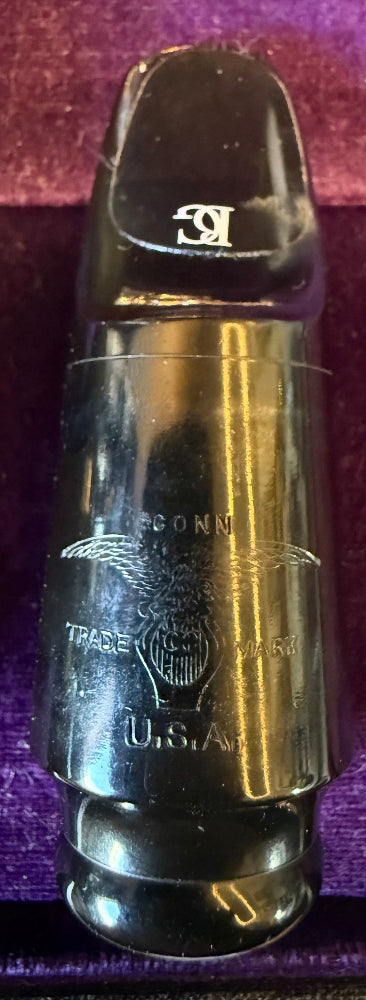 Conn saxophone mouthpiece close-up