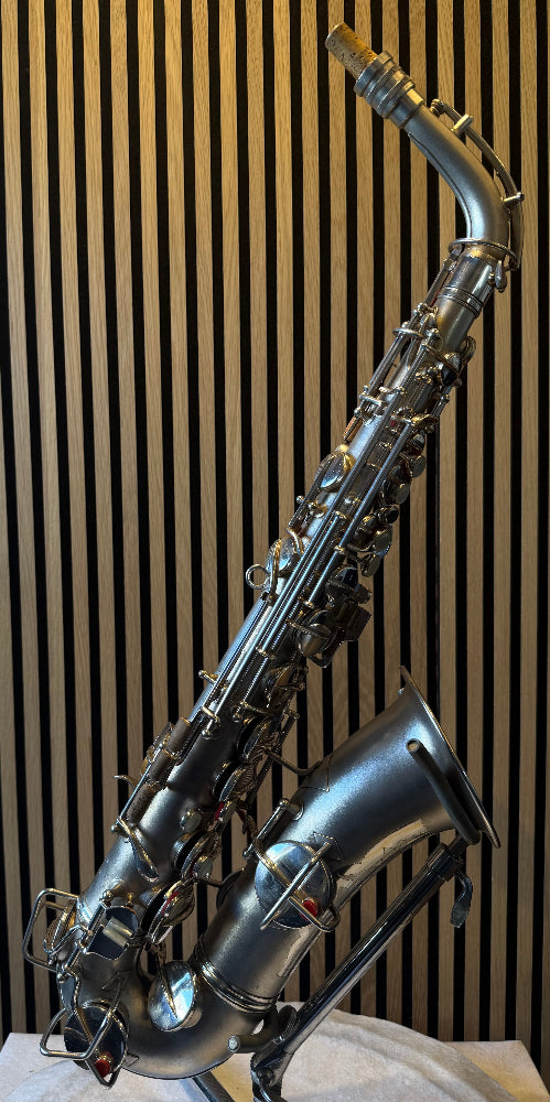 Conn vintage alto saxophone opposite side full view