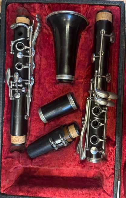 SML 5 Star Bb clarinet upper joint, barrel, mouthpiece and wooden bell