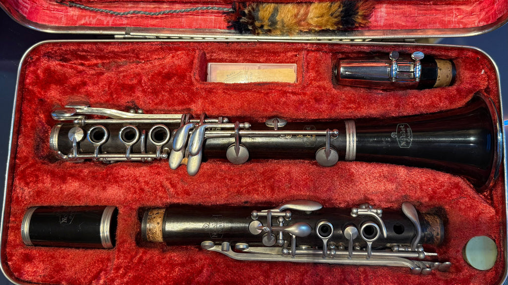 Noblet Paris Bb wooden clarinet in original case
