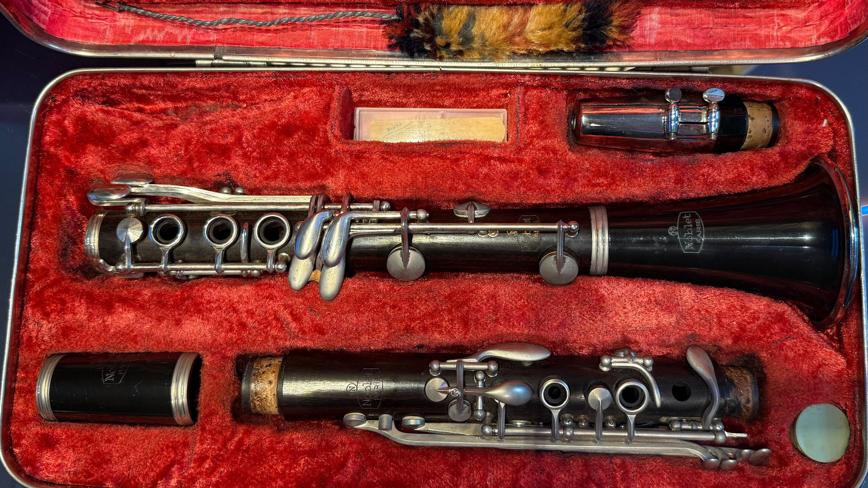 Noblet Paris Bb wooden clarinet in original case