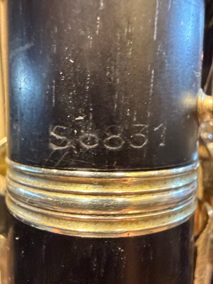 Selmer Paris Series 9 Full Boehm clarinet serial number detail
