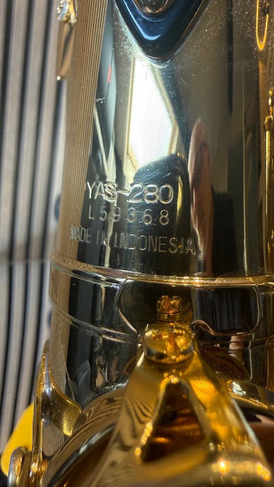Yamaha YAS-280 serial number L59368 close-up