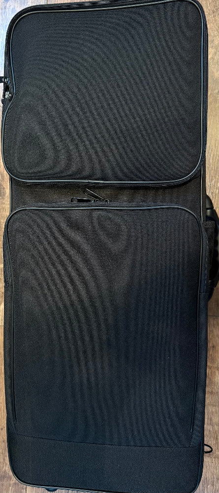 Selmer Super Action 80 Series II tenor saxophone – black fitted case with large exterior storage compartments
