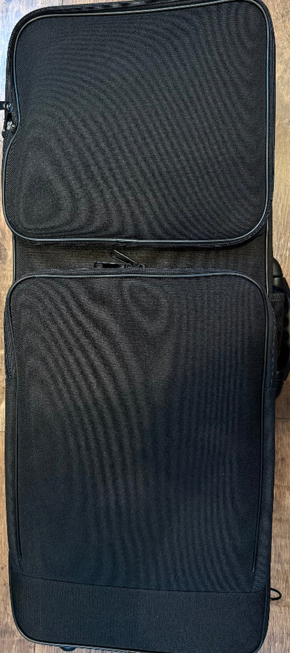 Selmer Super Action 80 Series II tenor saxophone – black fitted case with large exterior storage compartments
