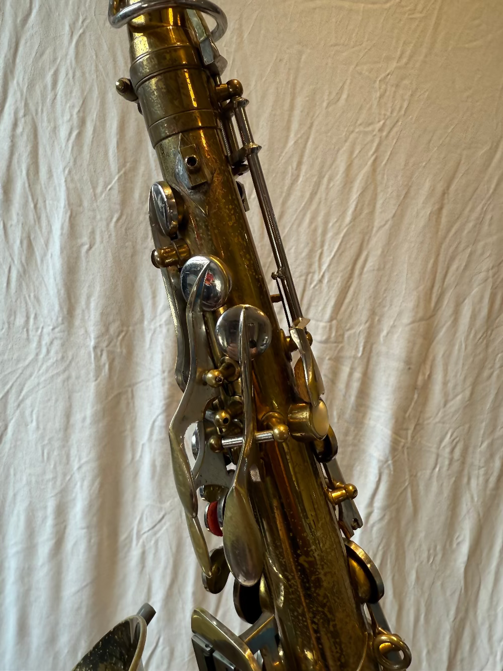 Malerne Paris Artist alt saxofoon bovenzijde