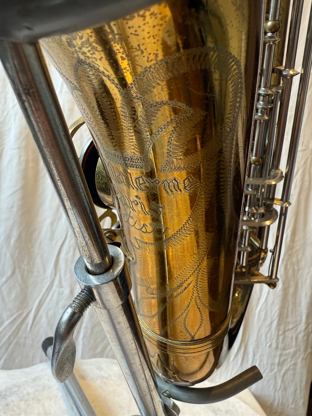 Malerne Paris Artist alt saxofoon gravure