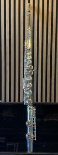 Maxtone student flute with case - full front view