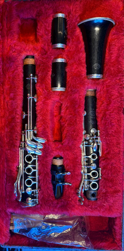 Selmer Series 9 Bb clarinet full Boehm complete set in case overview
