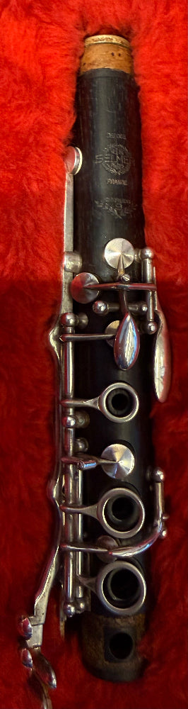 Selmer Series 9 clarinet keywork detail silver plated mechanism