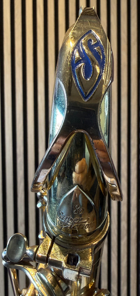 Selmer Super Action 80 Series I neck with Selmer logo
