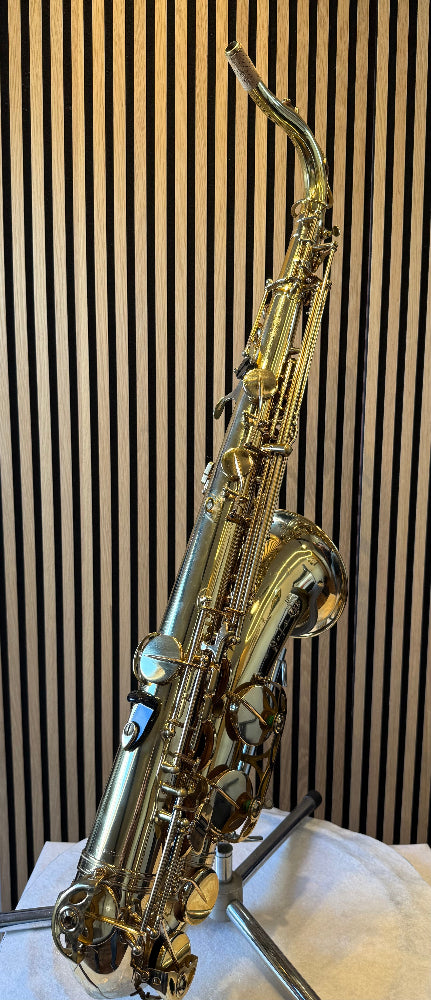 Selmer Super Action 80 Series I tenor saxophone rear view from angle
