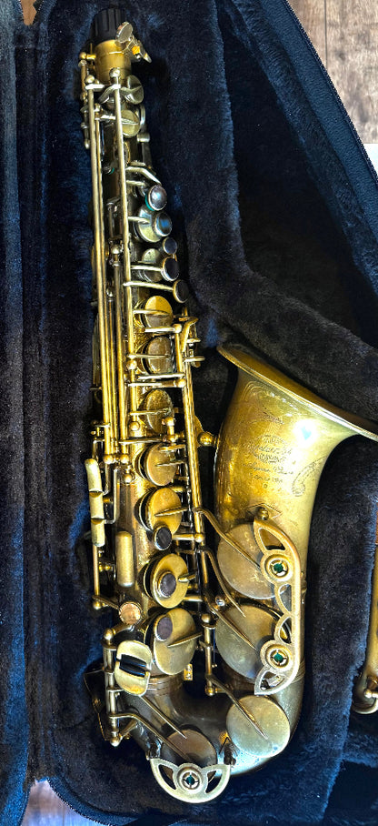 System 54 R-Series alto saxophone in case full body view