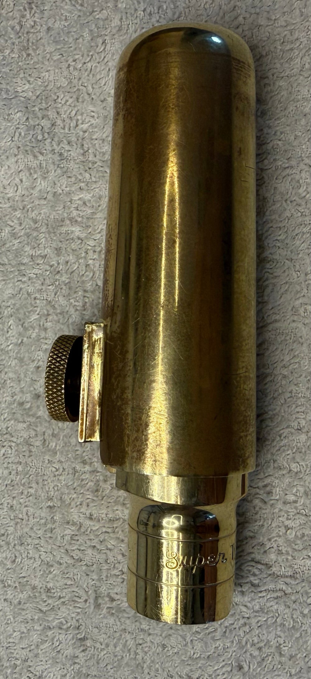Vintage Otto Link Super Tone Master USA 5 star tenor mouthpiece side detail