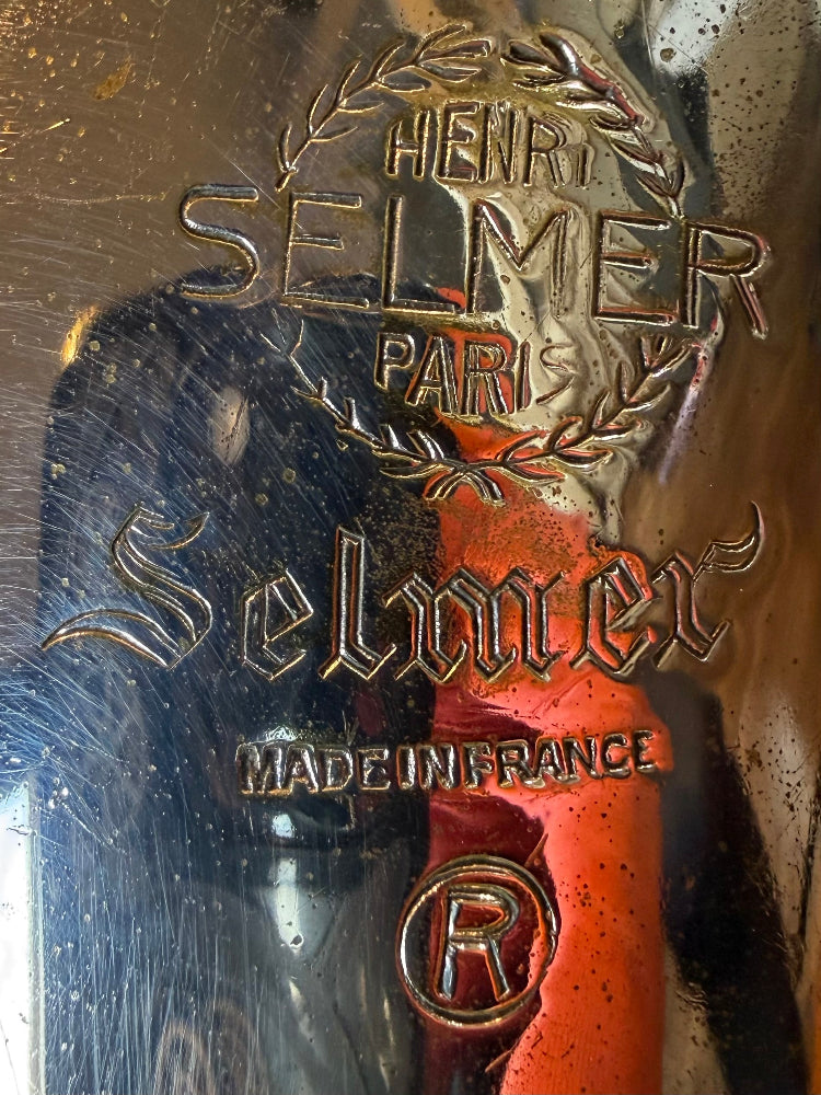 Vintage Selmer Mark VI engraving silver plated